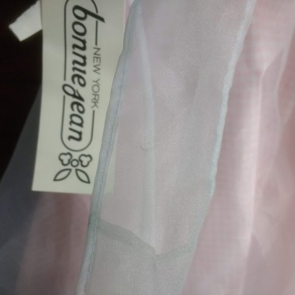 Sweet Pink Dress with Flowers and Ribbon - Picture 6 of 7